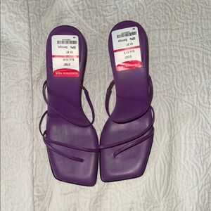 Jeffrey Cambpell Women's Purple Strappy Sandals